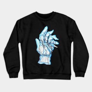 Hand Line Art Crewneck Sweatshirt